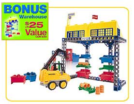 RC Forklift with Bonus Warehouse